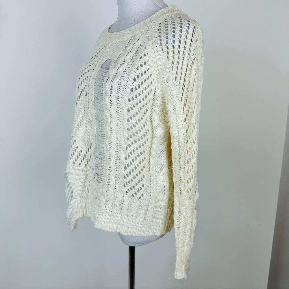 Superdown Revolve Grayson Distressed Knit Sweater… - image 5